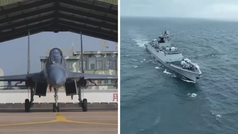 China cerca Taiwan e tensão escala na região