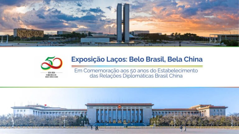 Exposição “Laços: Belo Brasil, Bela China” celebra 50 anos de relações diplomáticas no Congresso Nacional com fomento do Ibrachina