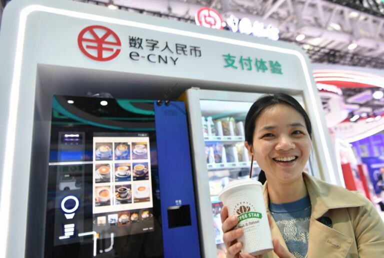 Transações de yuan digital na China atingem US$ 986,07 bilhões