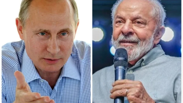 Putin quer Lula na mesa de negociação sobre paz na Ucrânia