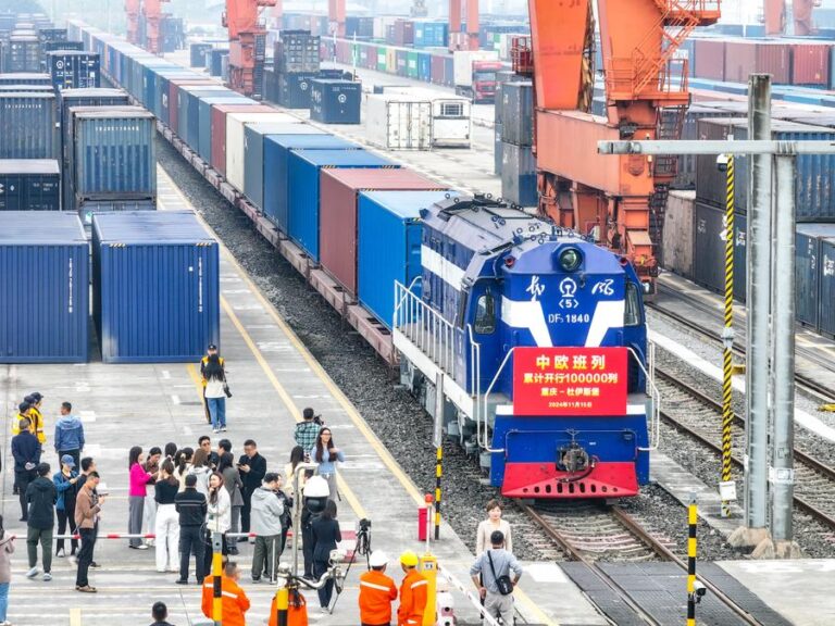 Serviço de trem de carga China-Europa impulsiona a prosperidade compartilhada