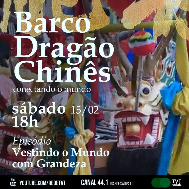 Série “Barco Dragão Chinês” estreia com episódio especial neste sábado na TVT