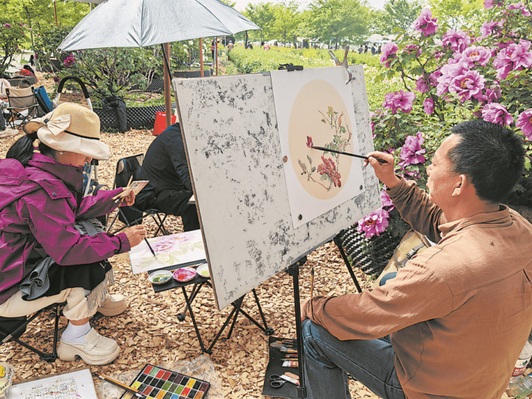 Jardim de Peônias de Heze, Shandong: Cada traço e tinta pintam a beleza majestosa das flores