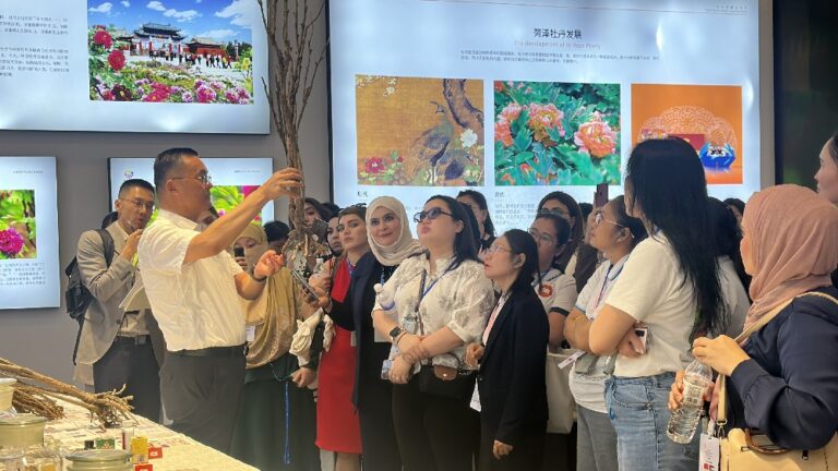 Do Setor de Peônia à Cultura Criativa do Panda: Modelo de Emprego Feminino em Mudan Recebe Elogios de Estrangeiros
