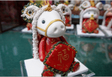 Zona Nova de Luxi em Heze: Escultura de Massa Transmite Afeto e Saúda o Ano Novo