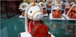 Zona Nova de Luxi em Heze: Escultura de Massa Transmite Afeto e Saúda o Ano Novo