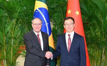 Alckmin e Han Zheng debatem comércio bilateral e salvaguardas sobre carne bovina