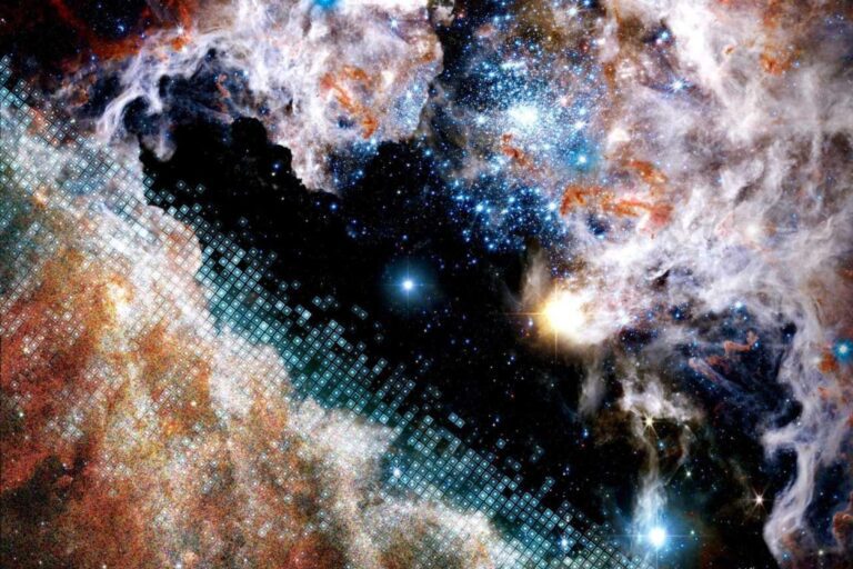 Imagem captada via telescópio Webb