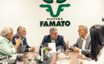Famato e embaixador chinês discutem logística e novos caminhos para exportações brasileiras Famato recebe embaixador chinês
