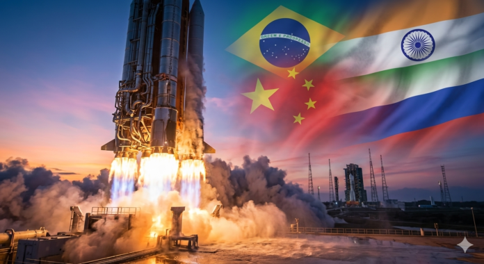 Exploração espacial em parceria internacional