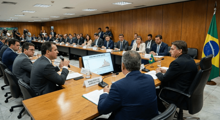 carne bovina brasileira, cotas exportação para a China