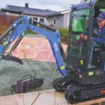 Mini escavadeiras chinesas ganham mercado na Europa e nos EUA com vendas online