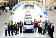 Fábrica da BYD na Bahia alcança a marca de 100 mil veículos de nova energia produzidos