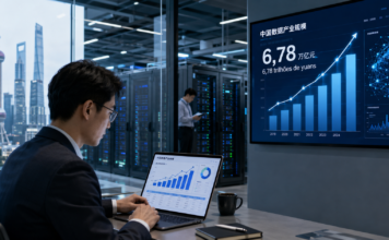 Indústria de dados da China chega a 6,78 trilhões de yuans com avanço da IA