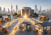 China amplia subsídios ao crédito para estimular consumo e pequenas empresas Ilustração gerada por IA sobre crédito subsidiado, consumo e pequenas empresas na China
